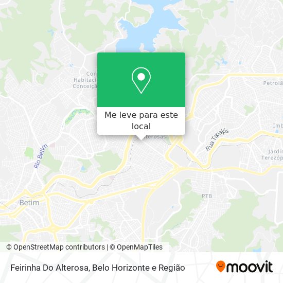 Feirinha Do Alterosa mapa