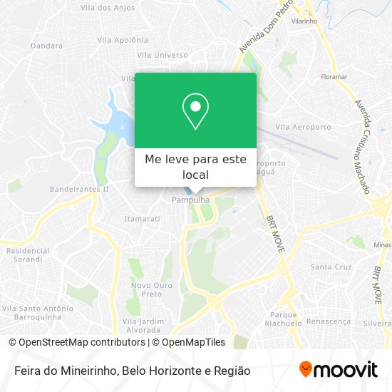 Feira do Mineirinho mapa
