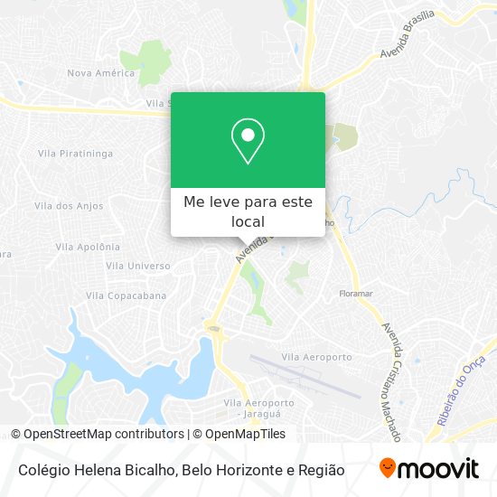 Colégio Helena Bicalho mapa