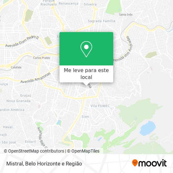 Mistral mapa