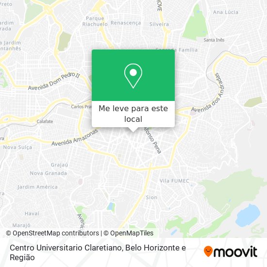 Centro Universitario Claretiano mapa