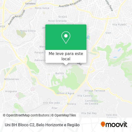 Uni BH Bloco C2 mapa