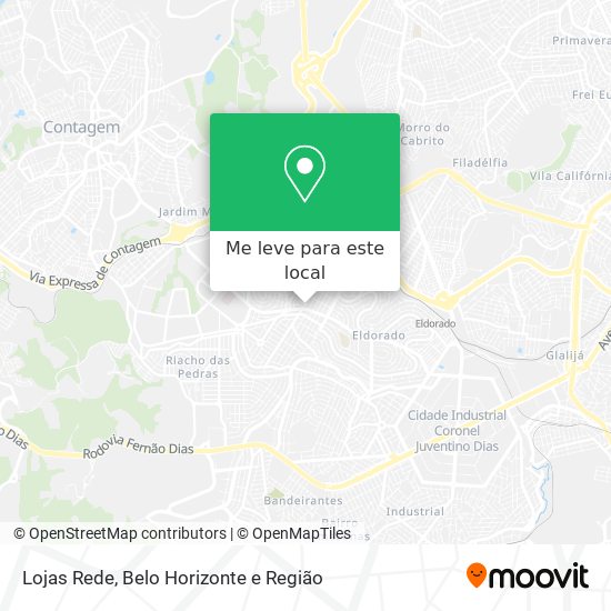 Lojas Rede mapa