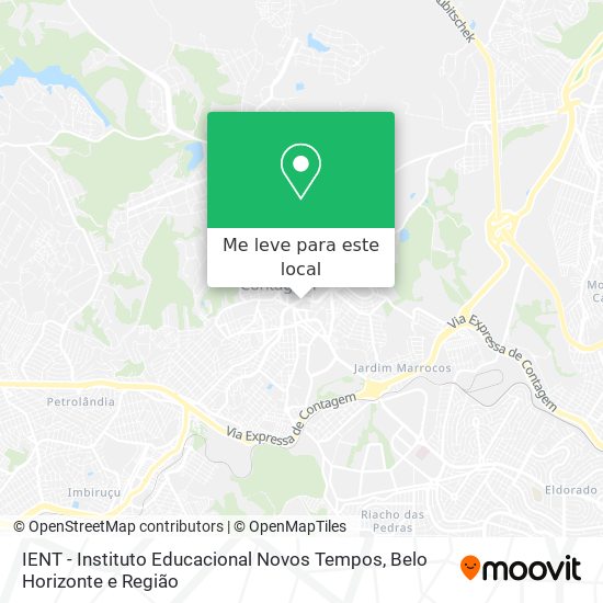 IENT - Instituto Educacional Novos Tempos mapa