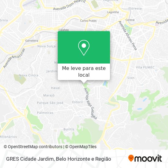 GRES Cidade Jardim mapa