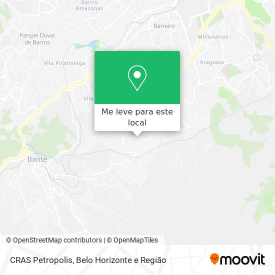 CRAS Petropolis mapa