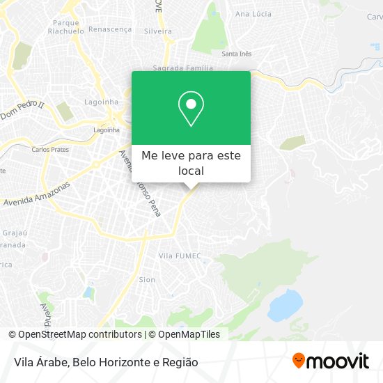 Vila Árabe mapa