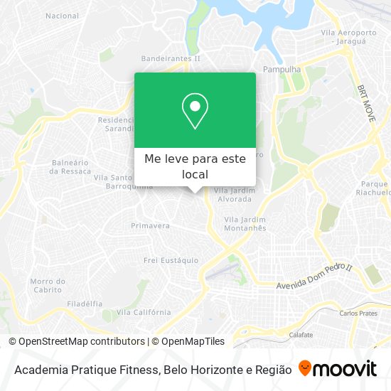 Academia Pratique Fitness mapa