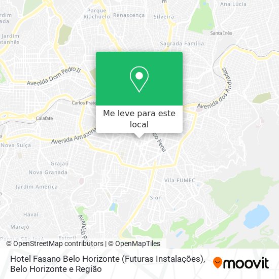 Hotel Fasano Belo Horizonte (Futuras Instalações) mapa