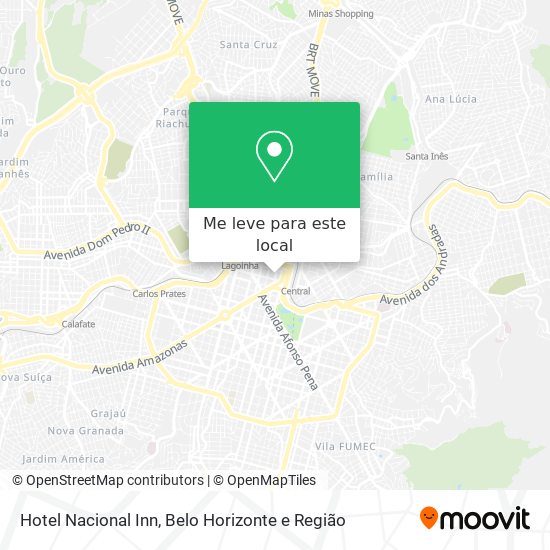 Hotel Nacional Inn mapa