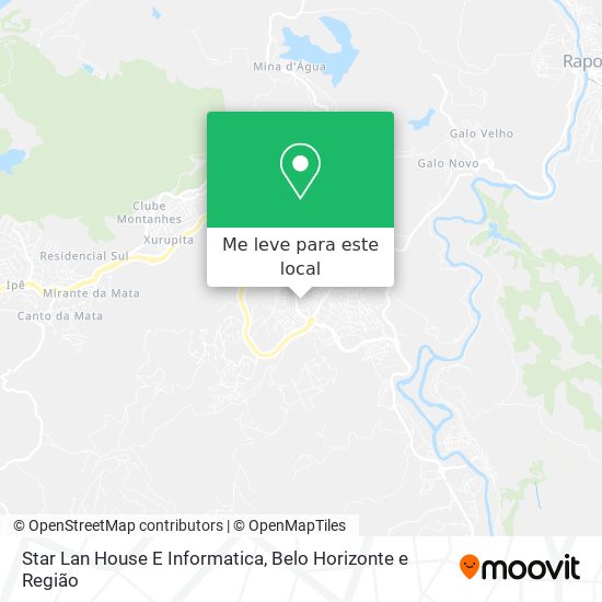 Star Lan House E Informatica mapa