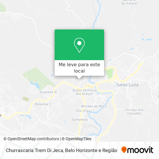 Churrascaria Trem Di Jeca mapa
