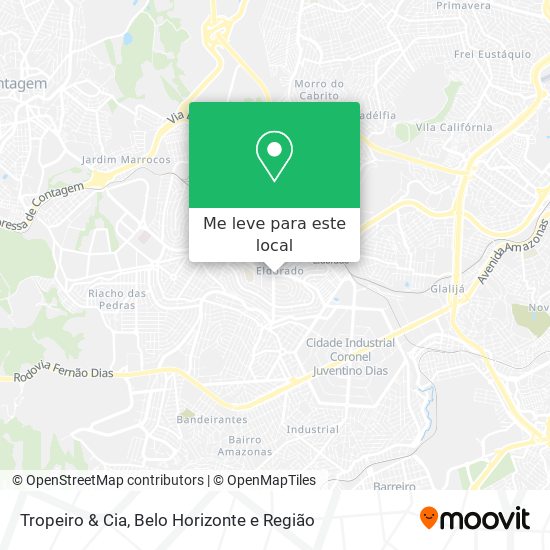 Tropeiro & Cia mapa
