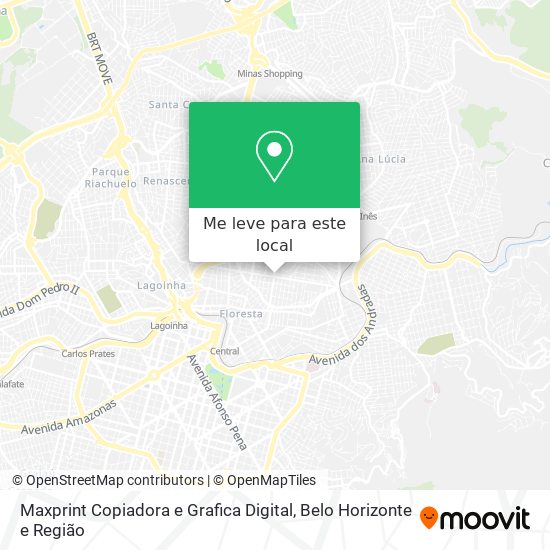 Maxprint Copiadora e Grafica Digital mapa