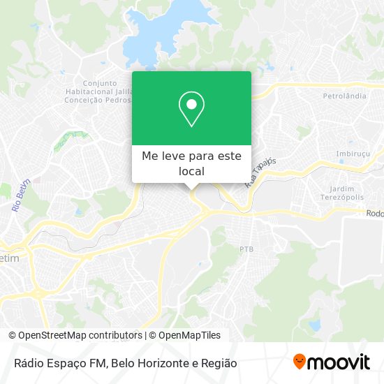 Rádio Espaço FM mapa