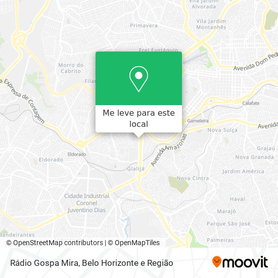 Rádio Gospa Mira mapa