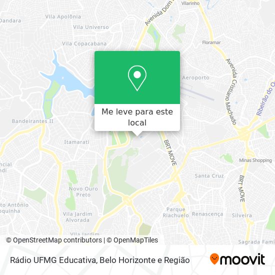 Rádio UFMG Educativa mapa