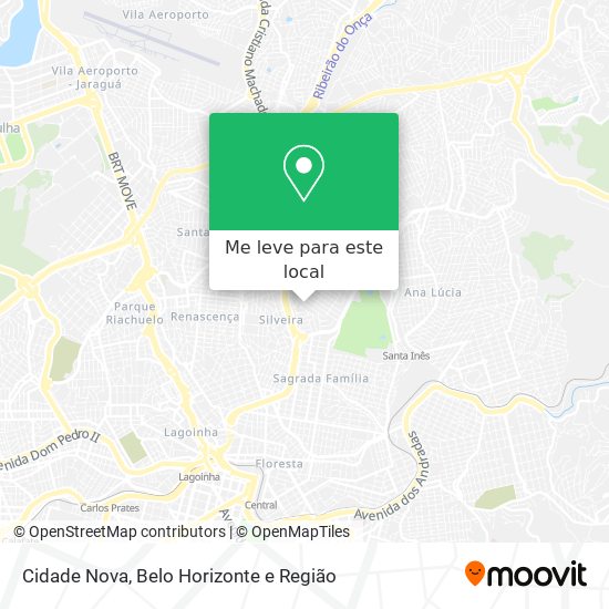 Cidade Nova mapa