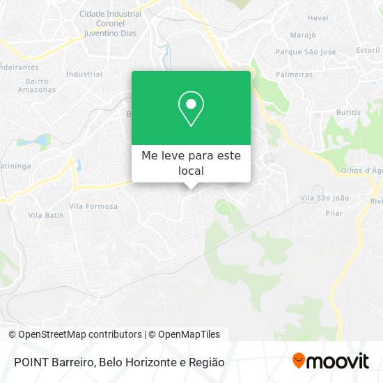 POINT Barreiro mapa