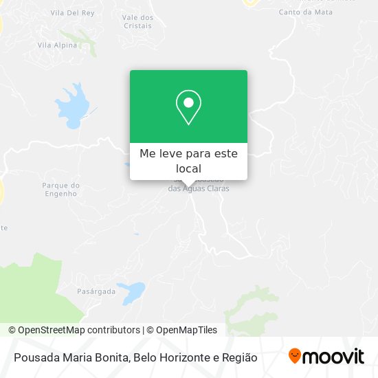 Pousada Maria Bonita mapa
