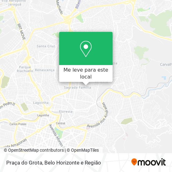Praça do Grota mapa