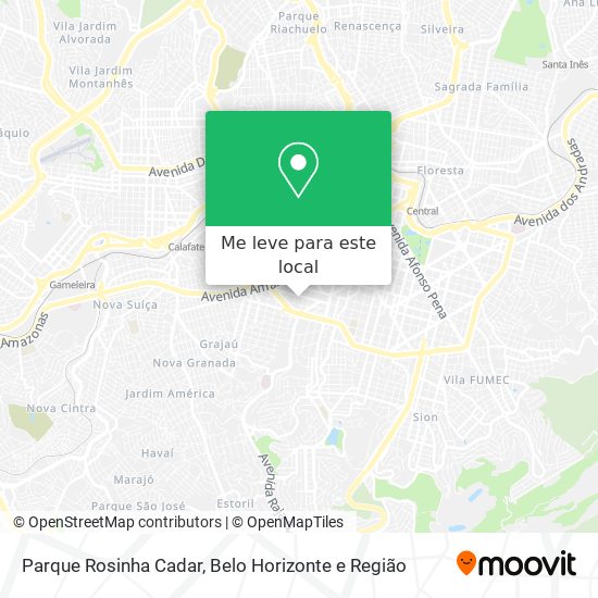 Parque Rosinha Cadar mapa