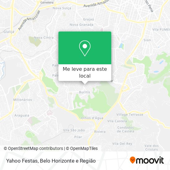 Yahoo Festas mapa