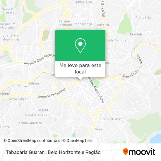 Tabacaria Guarani mapa