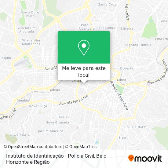 Instituto de Identificação - Policia Civil mapa