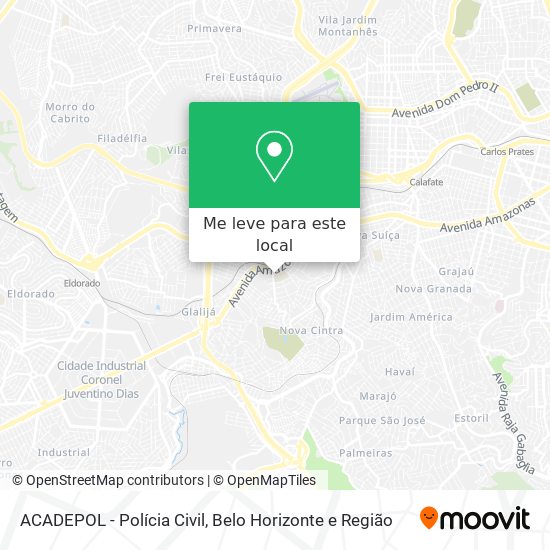 ACADEPOL - Polícia Civil mapa