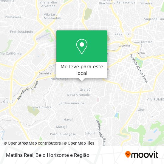 Matilha Real mapa