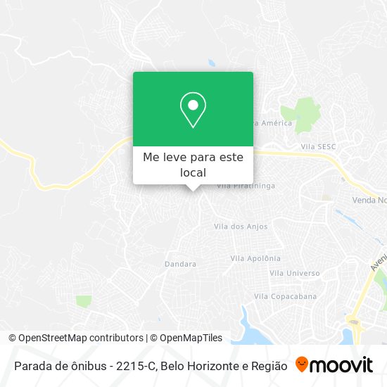 Parada de ônibus - 2215-C mapa