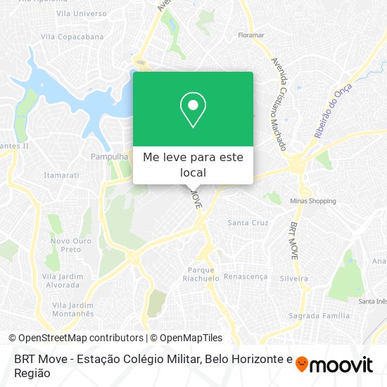 BRT Move - Estação Colégio Militar mapa