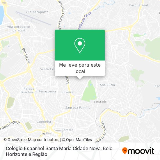 Colégio Espanhol Santa Maria Cidade Nova mapa