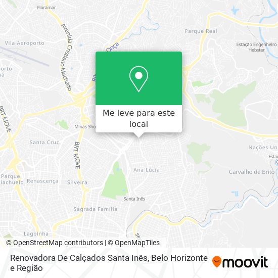 Renovadora De Calçados Santa Inês mapa