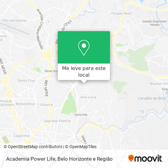 Academia Power Life mapa