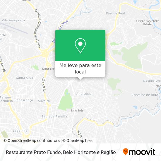 Restaurante Prato Fundo mapa