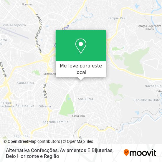 Alternativa Confecções, Aviamentos E Bijuterias mapa