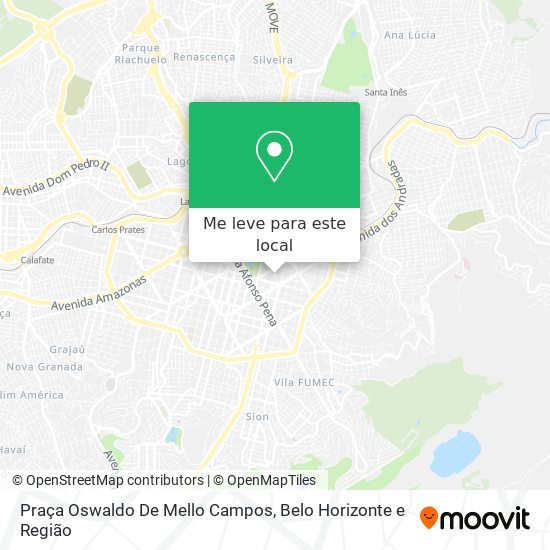 Praça Oswaldo De Mello Campos mapa