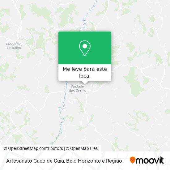 Artesanato Caco de Cuia mapa