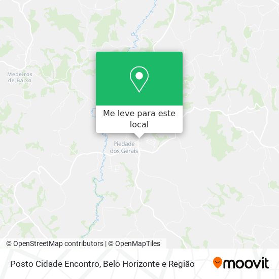 Posto Cidade Encontro mapa