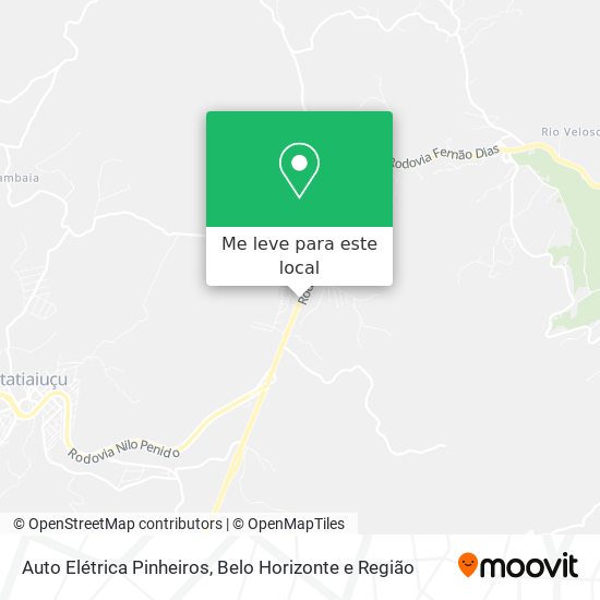 Auto Elétrica Pinheiros mapa
