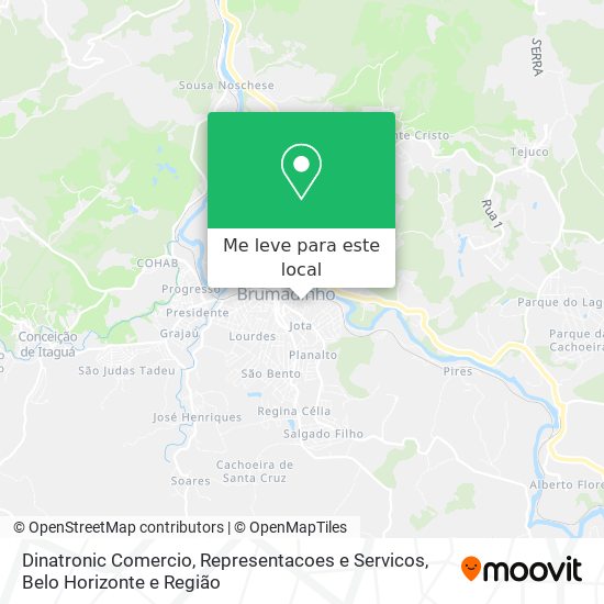 Dinatronic Comercio, Representacoes e Servicos mapa