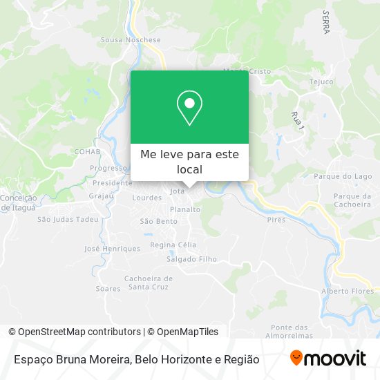 Espaço Bruna Moreira mapa