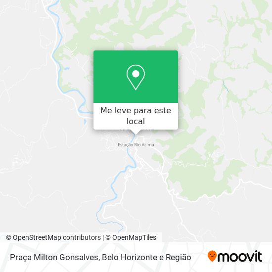 Praça Milton Gonsalves mapa