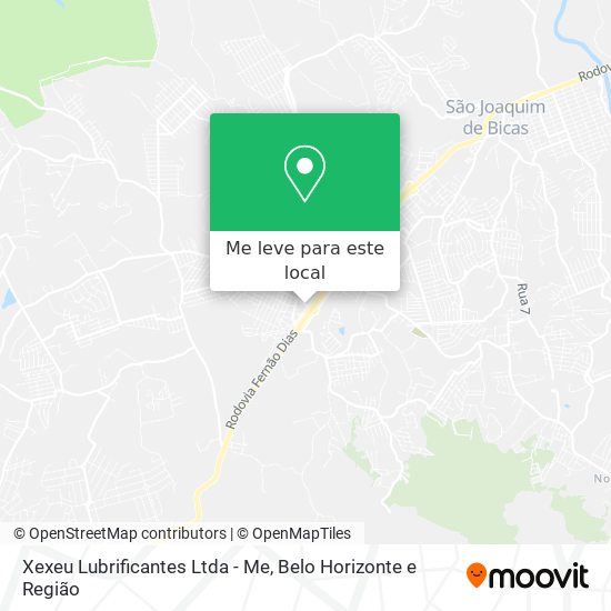 Xexeu Lubrificantes Ltda - Me mapa