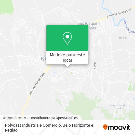 Polycast Indústria e Comércio mapa