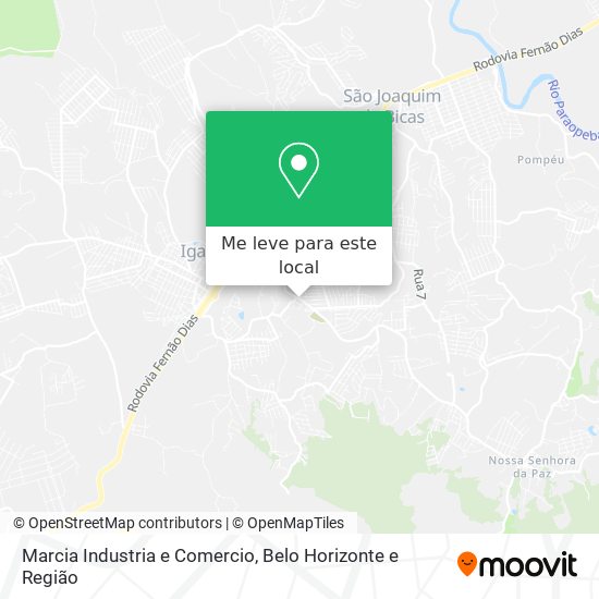 Marcia Industria e Comercio mapa