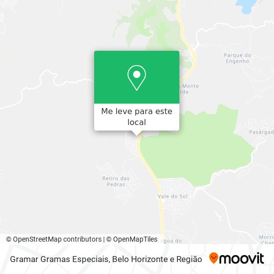 Gramar Gramas Especiais mapa