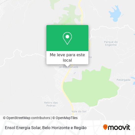 Ensol Energia Solar mapa